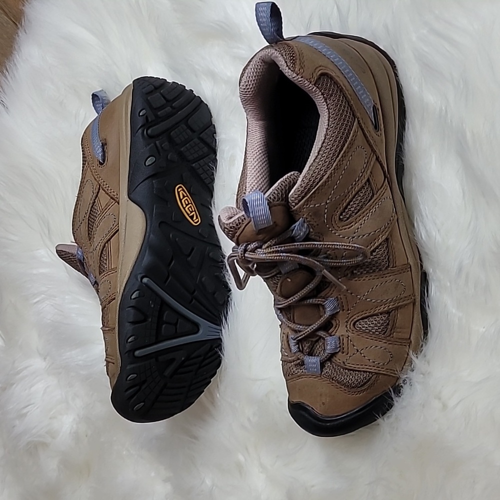 Keen Women’s Hiking Shoes Size 6.5 Brown Trail Outdoor Walking Sneakers